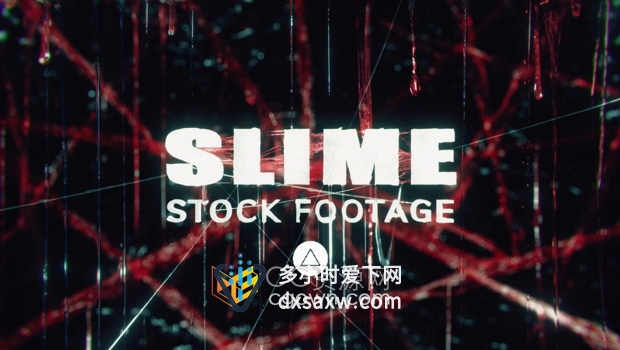 4K视频素材下载78组科幻恐怖恶心黏液唾沫分泌物特效合成效果动画
