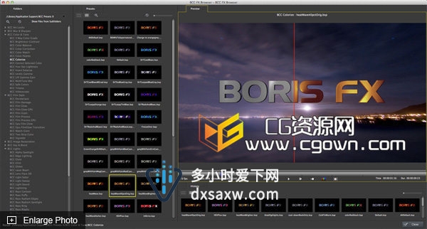 【MAC版】AE CC2014特效套装插件 Boris Continuum Complete 9.0.2 for After Effects