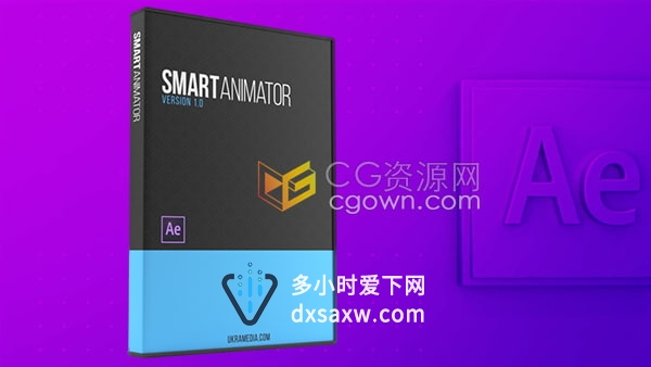 AE脚本 Smart Animator v1.0 文本图标文字动画工具