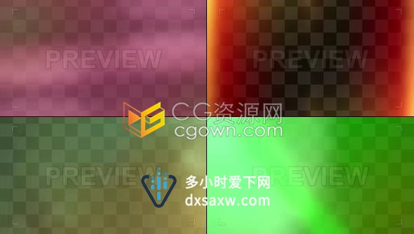 15个闪光转场动图形包合成元素添加镜头照片特色感时尚现实光效视频素材