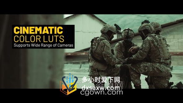 战争格斗热血炸裂炫酷时尚LUTs调色25种预设文件