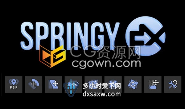 SpringyFX v1.0.1 AE脚本制作MG卡通弹跳动画效果下载