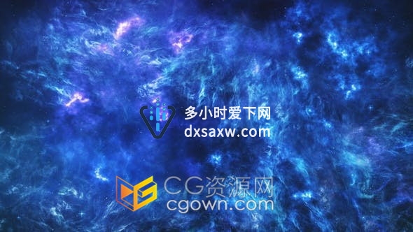 抽象外太空能源闪耀星系宇宙星云美丽华丽背景视频素材下载