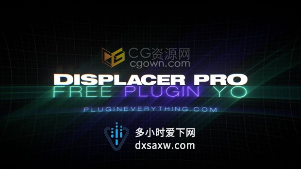 Displacer Pro v1.1 AE插件专业置换贴图映射高级版本