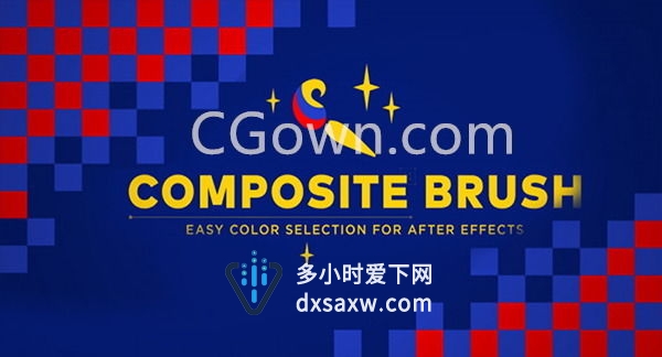 AE插件Composite Brush v1.6.4画面颜色选取调色替换修改
