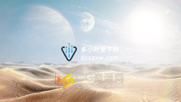 外星世界行星星球表面沙漠天文生物学太空探索场景背景视频素材