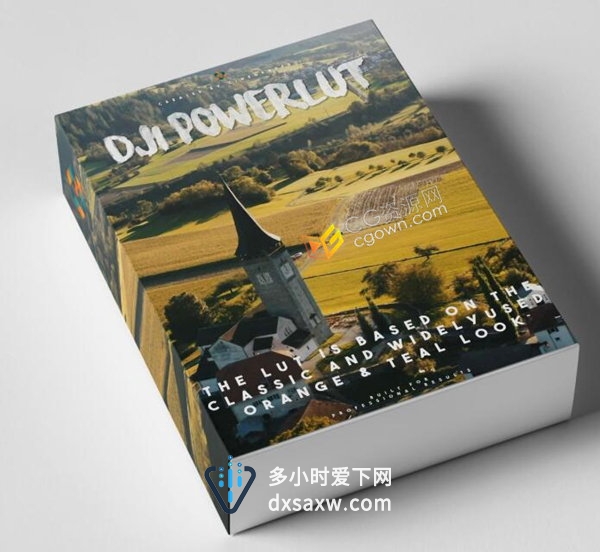 6组不同强度曲线暖色调电影系列DJI PowerLUT