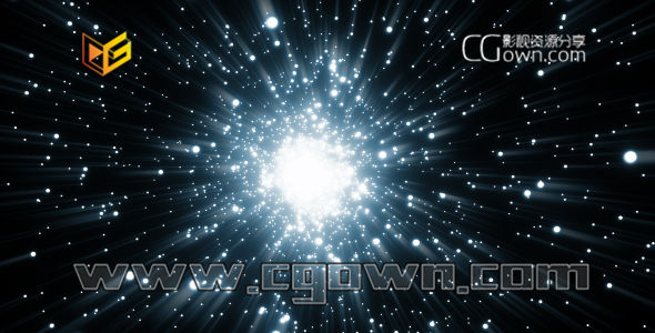 带Alpha通道遨游天空光隧道粒子LED背景全高清视频素材 Travel 153610