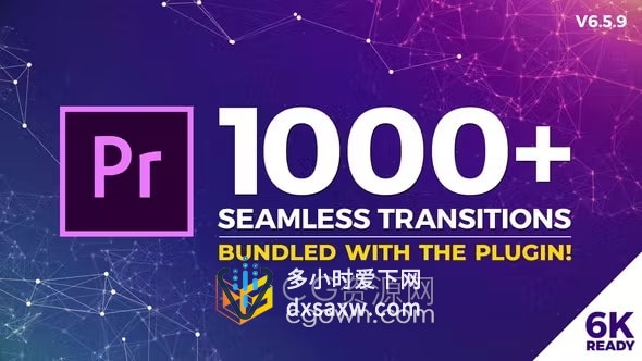 PR脚本插件1000+无缝过渡视频转场Seamless Transitions V6.5.9