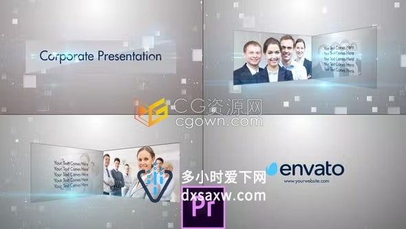 Corporate Presentation PR模板企业宣传片介绍推广公司视频制作