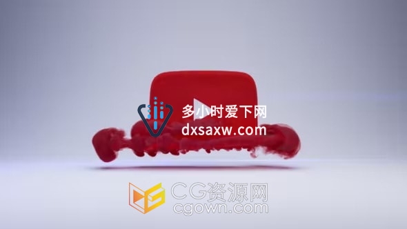 3D标志生成浓烟雾化神秘动画效果文字LOGO显示AE模板