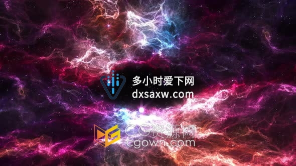 视频素材-4K超高清大气宇宙天体太空星爆背景动画