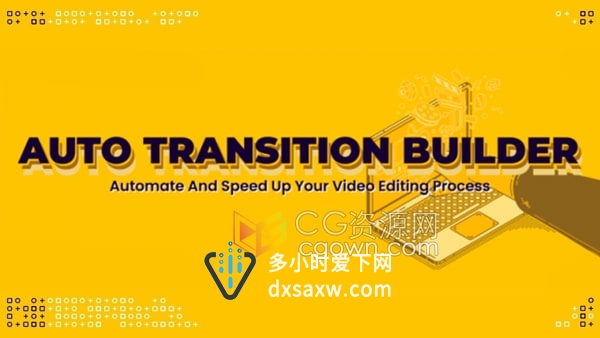 Auto Transition Builder v1.0.1 AE脚本大量转场预设自动编辑与使用