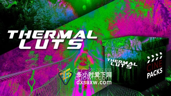 Thermal LUTs 镜头红外热外观效果视频风格调色预设16种