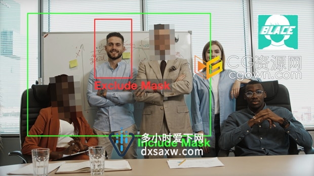 Blace v1.4.1– AI Face Detection AE/PR插件人工智能自动人脸检测马赛克模糊