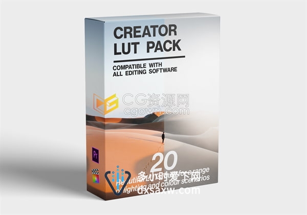 20个沙漠色调电影风格LUT文件.cube/.3dl格式适用多种场景调色