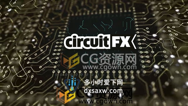 安装AE脚本 circuitFX 1.3 快速制作高科技电流电路板线路图形动画