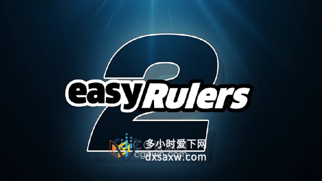 easyRulers2 v2.01 AE插件脚本制作HUD数据刻度标尺图形动画工具