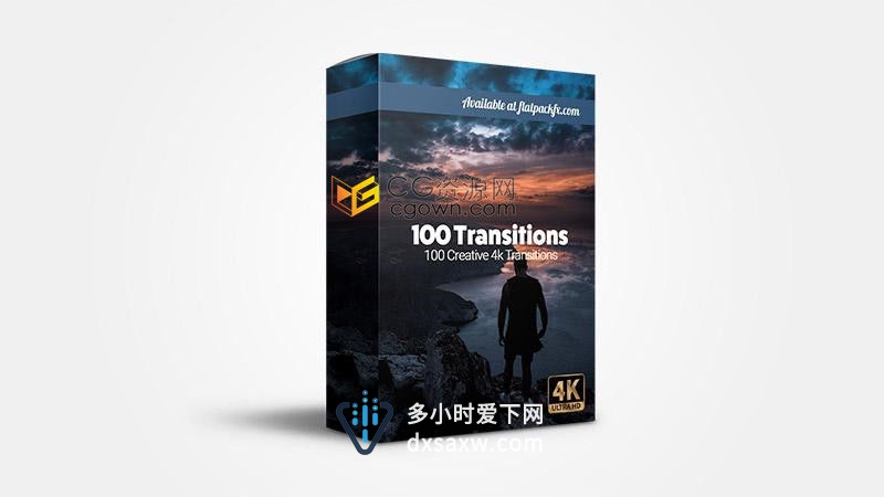 100个Transition图形过渡包4K分辨率多种图形转场动画视频带Alpha通道免费下载