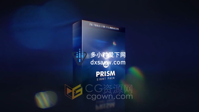 4K视频素材123组动作科幻电影光耀斑镜头变形光效动画PRISM Light Pack