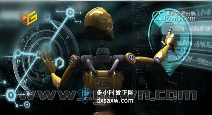 音效素材 高科技可视化HUD全息信息图屏幕触摸按钮UI界面特效配音