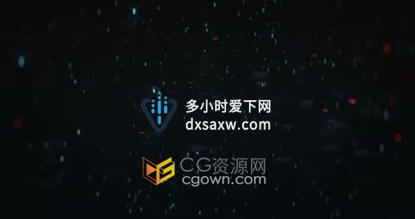 数字流高科技矩阵粒子动画背景视频素材
