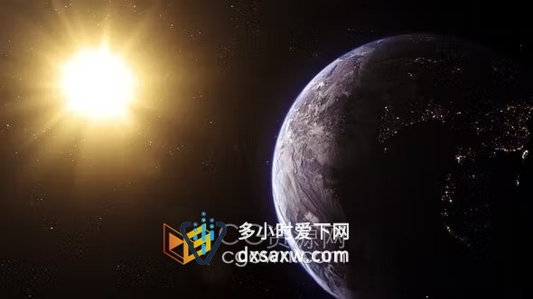 AE模板-好莱坞大片史诗行星地球宇宙空间背景游戏电影预告片