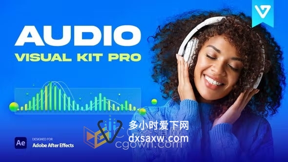 Audio Visualizer Kit Pro歌词视频音频可视化视听套件AE脚本