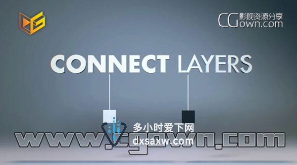 AE脚本 Connect Layers v1.1 图层连接点线面动画工具 带视频教程