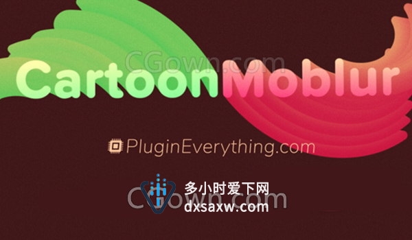 Cartoon Moblur v1.6.2 AE插件卡通动态模糊拖尾特效制作