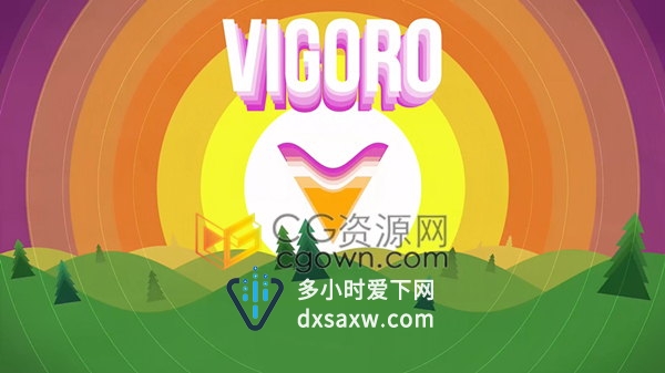 AE脚本Vigoro v1.06制作MG图形动画延迟偏移效果工具