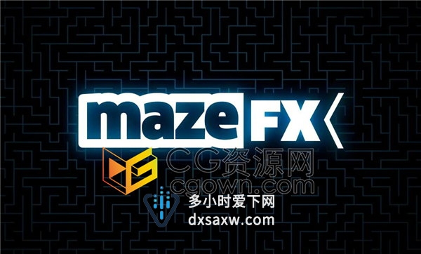 mazeFX v1.32 AE脚本生成迷宫地图通关路径动画工具