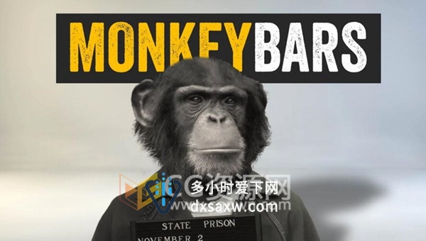 AE脚本文字标题字幕条动画制作MonkeyBars v1.07工具下载