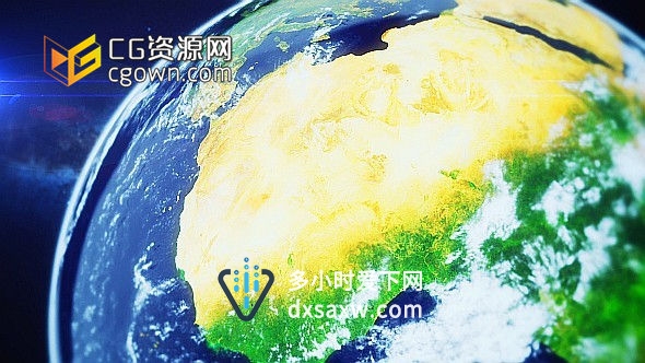 六组鸟瞰地球飞入效果全高清视频素材 VideoHive Earth Zoom (6 Pack)