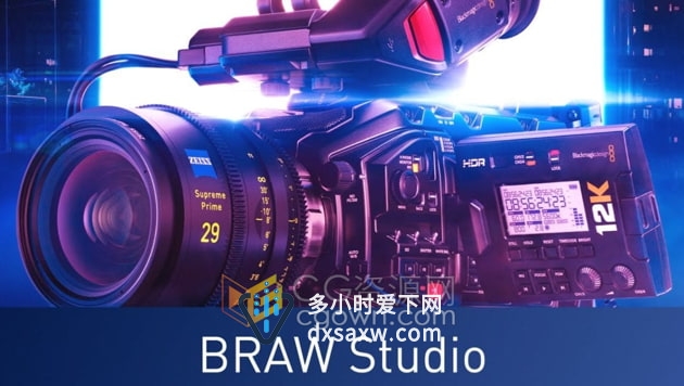 BRAW Studio v2.7.0插件PR/AE/ME软件导入Blackmagic RAW视频文件