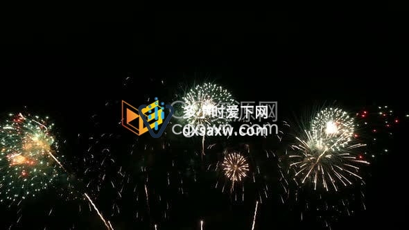 视频素材-活动庆典新年狂欢派对烟花绽放影视素材