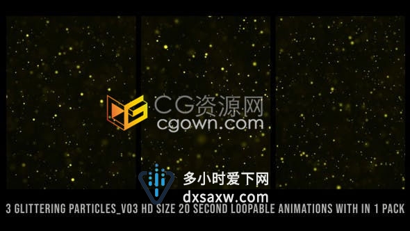 泛浅绿金光闪烁模糊散焦反射效果粒子动画节日庆典活动背景素材