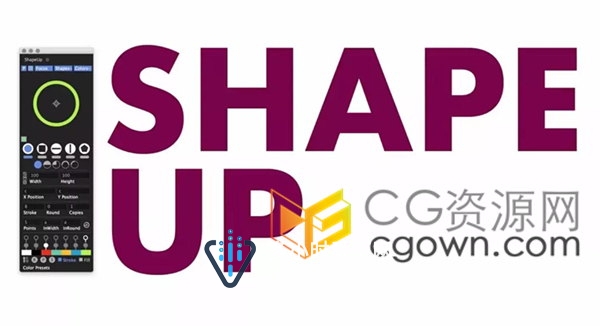 Shape Up v1.07自定义生成形状图层动画工具-AE脚本