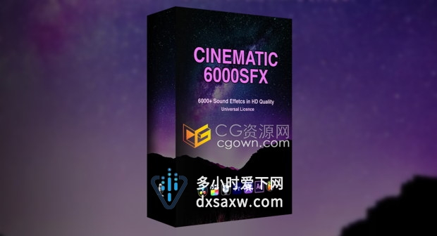 音效素材6000+ Cinematic SFX多种电影音效制作高品质无损