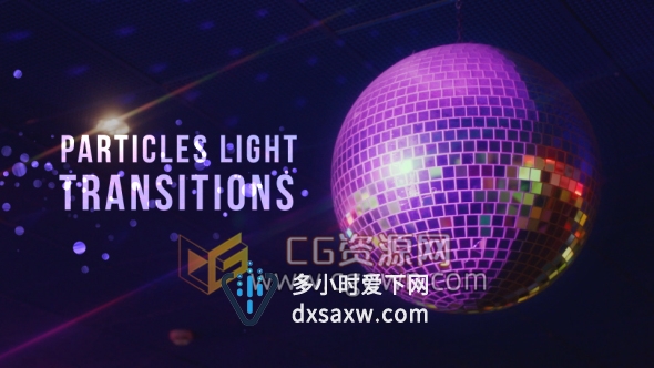 4K视频素材闪光粒子光斑特效转场动画效果素材
