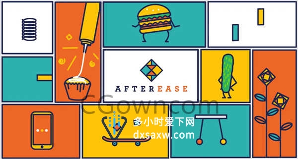 After Ease v1.1.3 AE脚本下载弹性曲线关键帧动画表达式编辑器