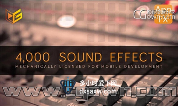 音乐素材 超过4000+组手机APP应用程序或游戏特效音效