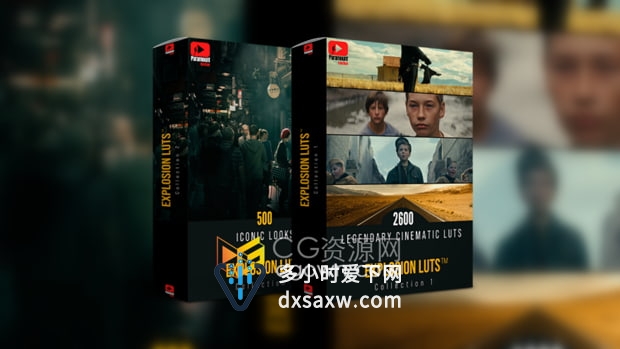 电影级LUTs调色预设1＆2集合共34组类别3315种效果应有尽有