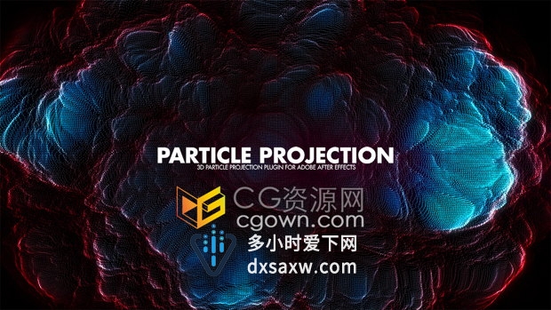 Particle Projection v1.1 Win/Mac AE插件图层置换投射复杂粒子阵列特效