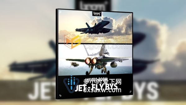 Jet Fly Bys 150种战斗飞机喷气发动机涡轮引擎飞行划过轰鸣音效素材