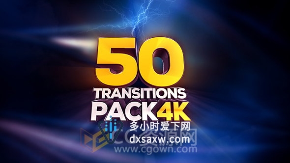 4K分辨率3D立方体图形遮罩转场视频素材54种下载