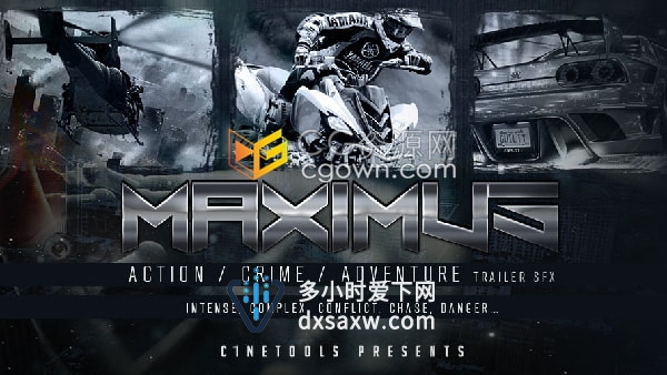 Maximus 853种动作电影音效追击坏人紧张氛围激动人心悬念刺激画面