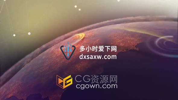 视频素材-数字世界地图计算机新闻介绍地球背景动画