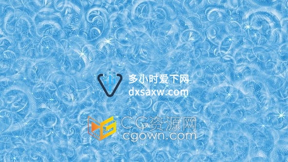 冷冰凉爽旋转水波纹动态图形循环VJ素材背景视频下载