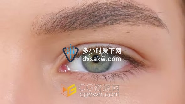 实拍素材-女模特眼睛特写光学美容医疗整形美妆美瞳类视频素材